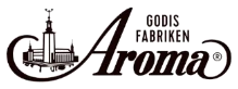 Aroma Aroma Swedish candy brand logo